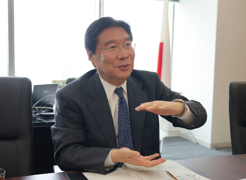 Satoru Tezuka, chair of the Personal Information Protection Commission, advocates revising the personal information protection law as part of an effort to balance stronger enforcement with greater flexibility for data utilization. Satoru Tezuka, chair of the Personal Information Protection Commission, advocates revising the personal information protection law as part of an effort to balance stronger enforcement with greater flexibility for data utilization.