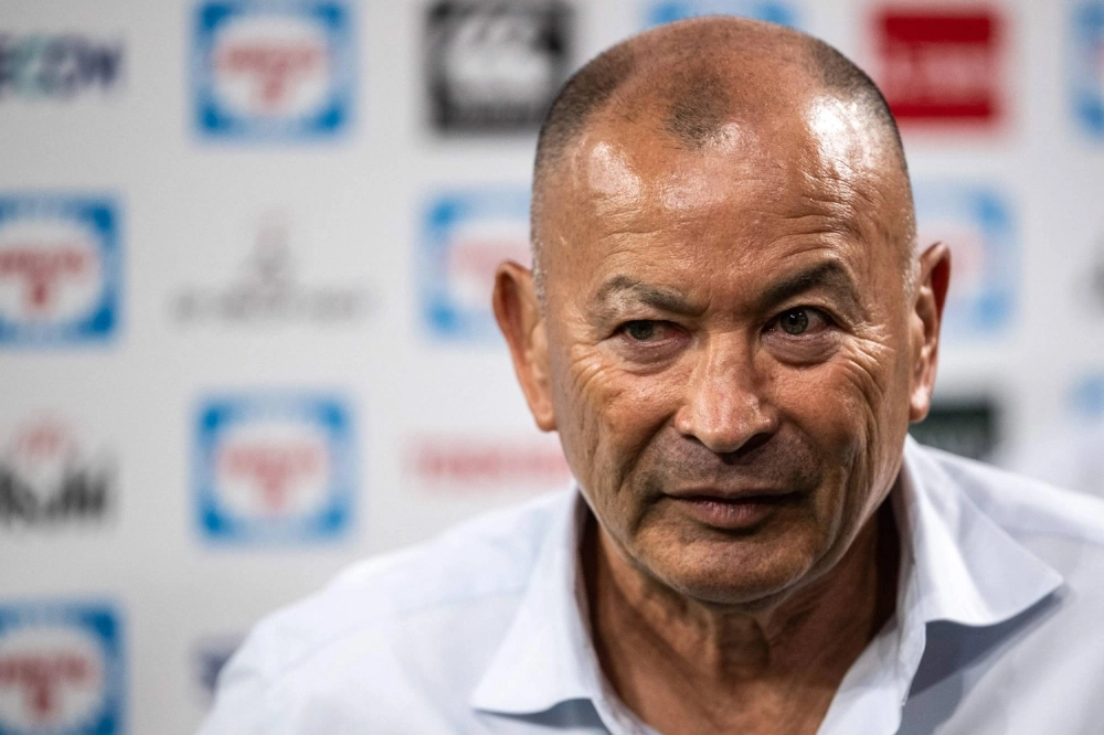 Japan head coach Eddie Jones following a media interview in Tokyo on Saturday Japan head coach Eddie Jones following a media interview in Tokyo on Saturday