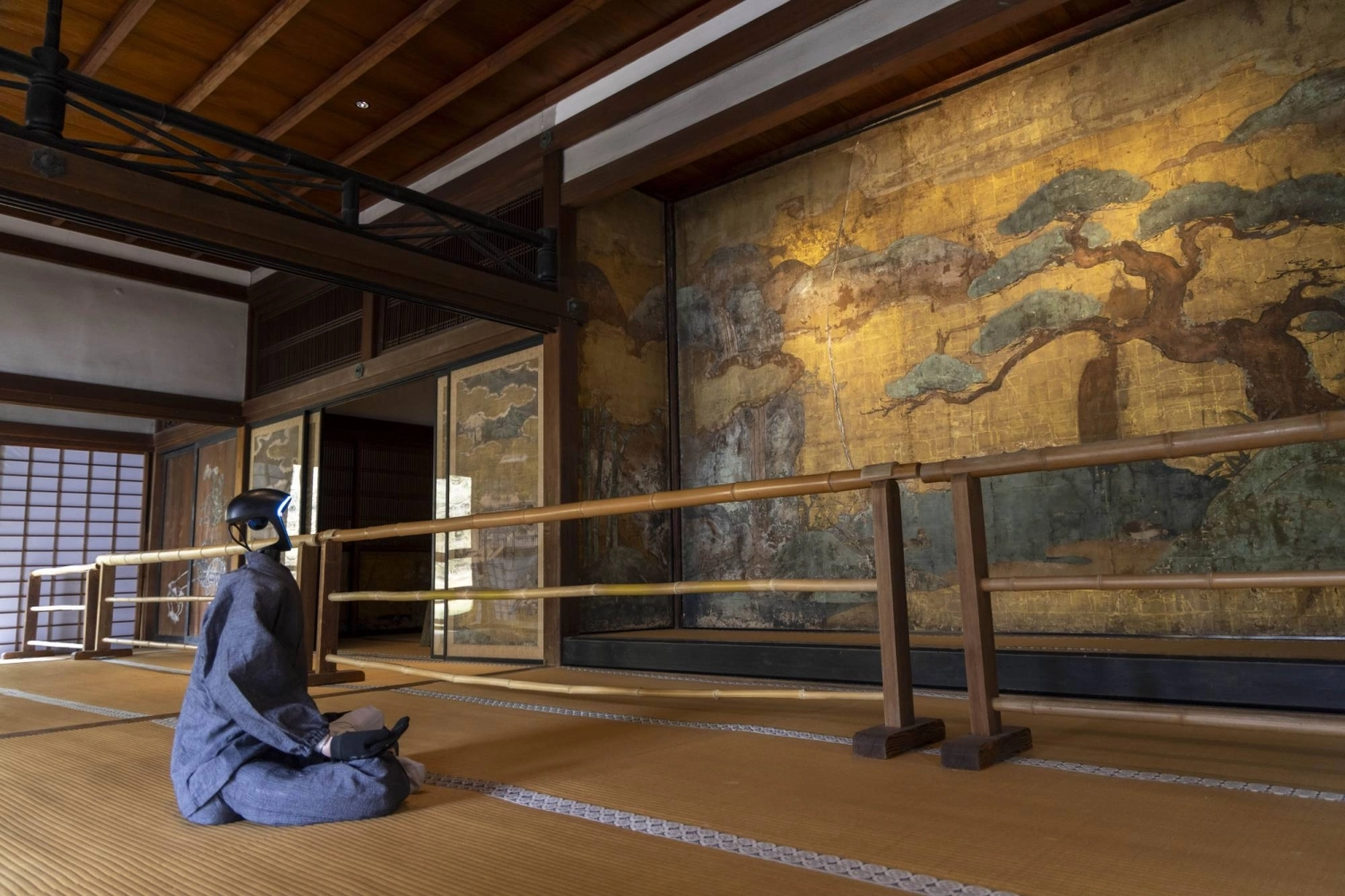 The “Buddharoid” sits in a temple. While some religious institutions are incorporating elements of artificial intelligence into their practices, many maintain the need for a human presence. The “Buddharoid” sits in a temple. While some religious institutions are incorporating elements of artificial intelligence into their practices, many maintain the need for a human presence.