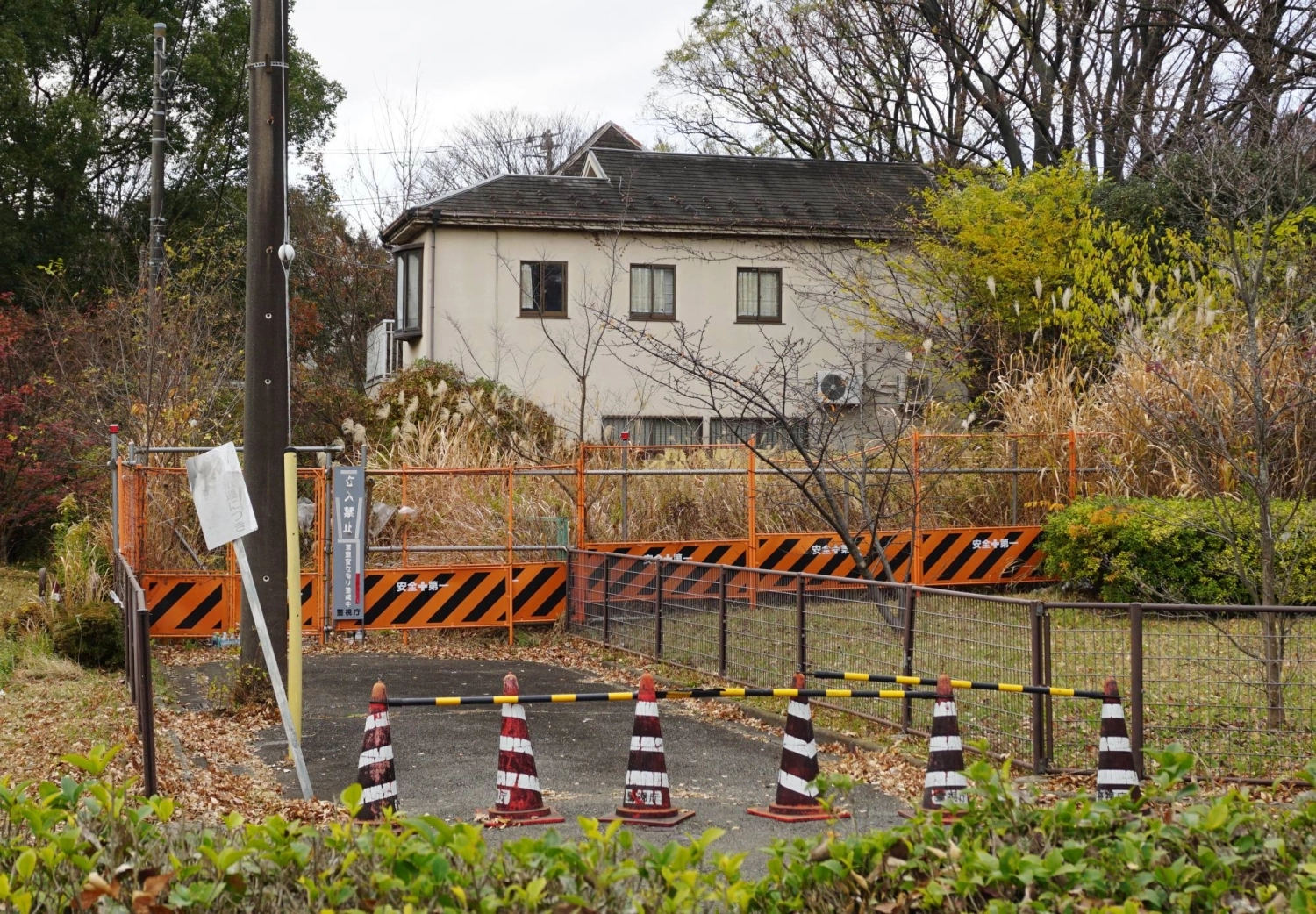 The house in Tokyo’s Setagaya Ward where a family of four was murdered in December 2000, a high-profile case that remains unsolved a quarter of a century later.