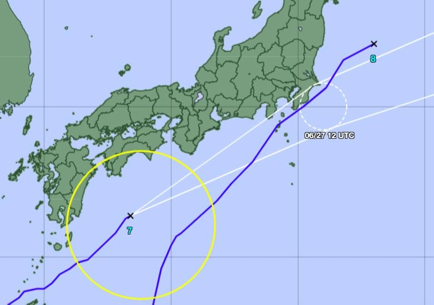 2つの熱帯低気圧が日本の一部に大雨をもたらす 2つの熱帯低気圧が日本の一部に大雨をもたらす