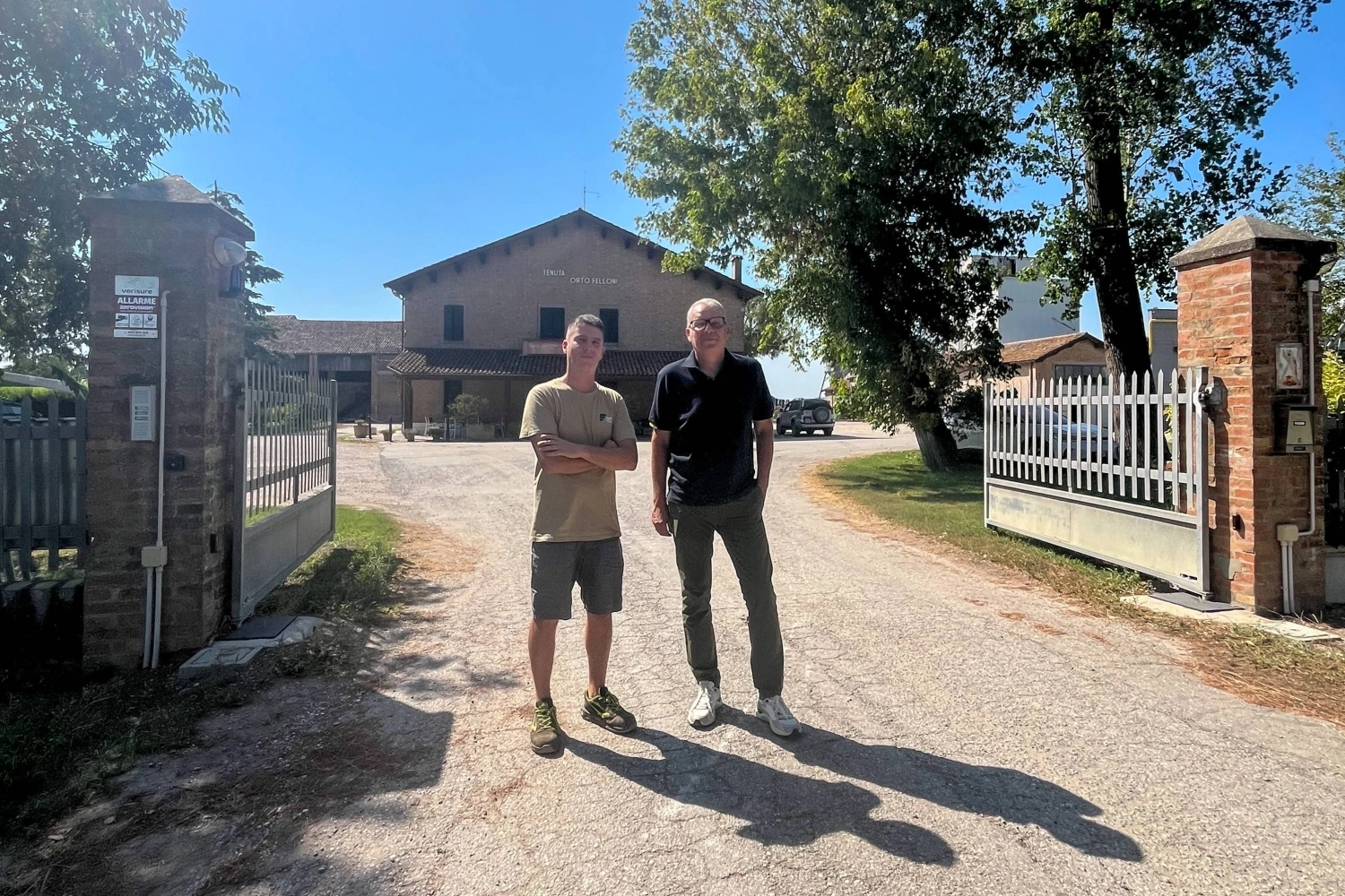 Farmer Massimo Salvagnin (right) and his nephew Simone Gatto, an agronomist, on Aug. 6. The Po River’s violent swings between flood and drought forcing farmers such as Salvagnin to rethink what they grow. Farmer Massimo Salvagnin (right) and his nephew Simone Gatto, an agronomist, on Aug. 6. The Po River’s violent swings between flood and drought forcing farmers such as Salvagnin to rethink what they grow.