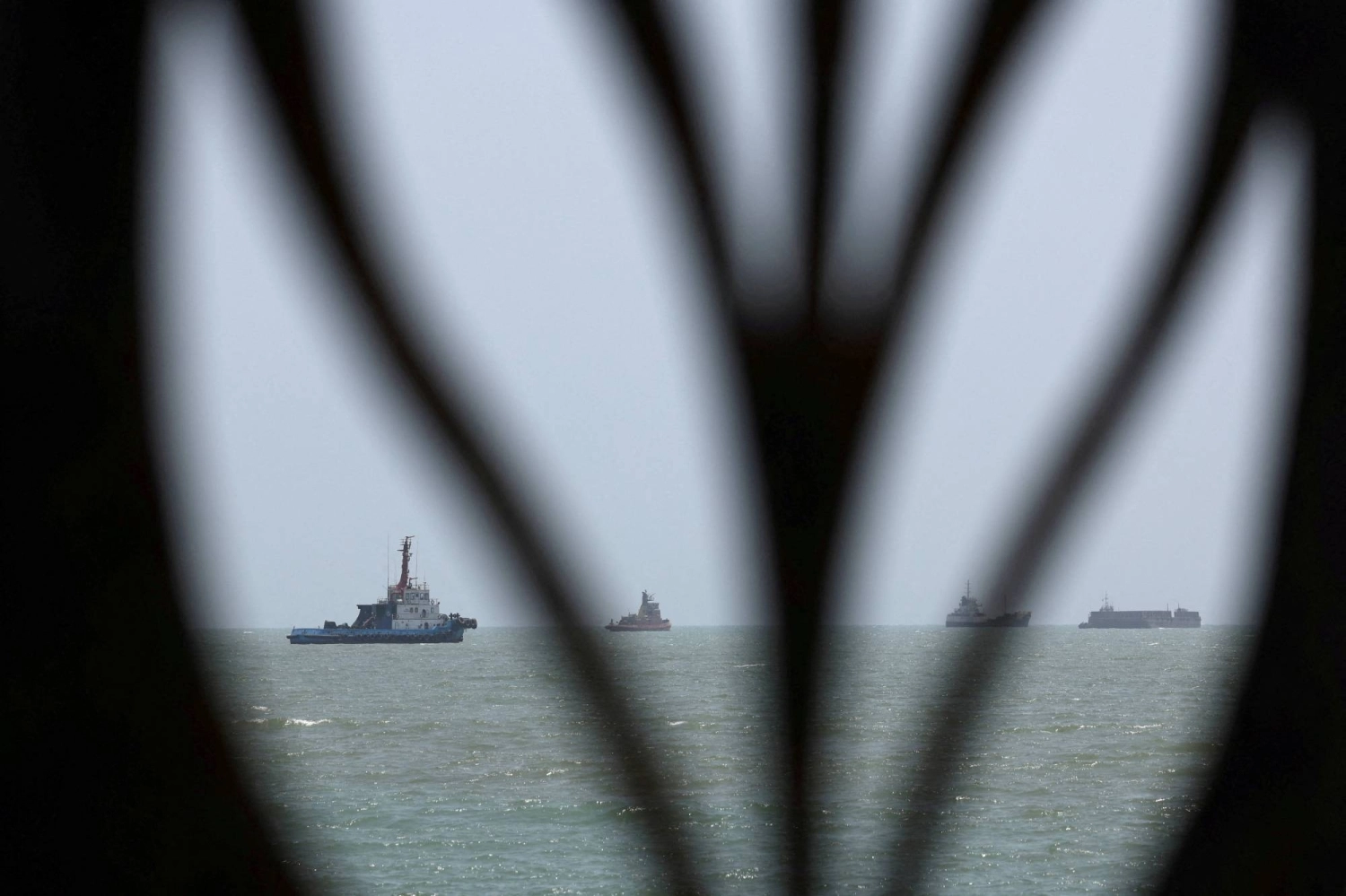Vessels in the Strait of Hormuz near the beach of Bandar Abbas, Iran, on Thursday. The war in the Middle East has added to concerns about energy poverty in Japan. Vessels in the Strait of Hormuz near the beach of Bandar Abbas, Iran, on Thursday. The war in the Middle East has added to concerns about energy poverty in Japan.