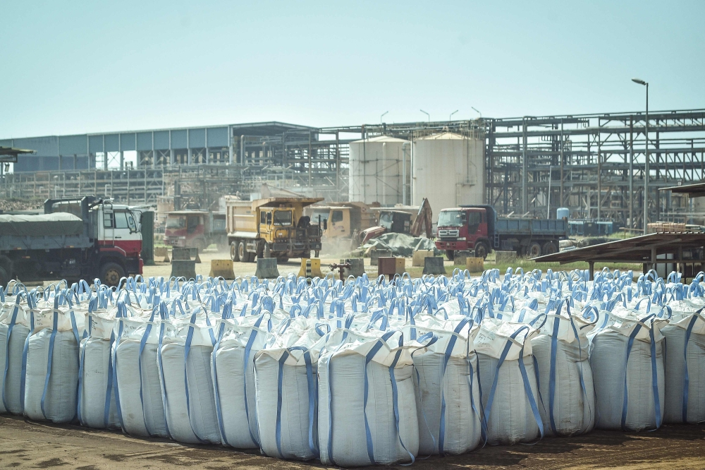 Inside the Malaysian factory supplying the world’s most critical minerals worth RM395,000 a bag Bags containing a mixture of rare earth elements that sell for around US$100,000 (RM395,534.24) each, are stacked at the Lynas Malaysia refinery in Gebeng, north of Kuantan, Pahang, ready to be shipped to markets abroad. — AFP pic