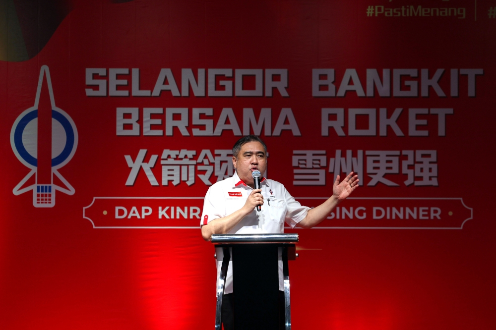 DAP sec-gen says party fully respects royals amid backlash over Selangor pig farm proposal remarks DAP secretary-general Anthony Loke Siew Fook speaks at the Kinrara DAP Charity Dinner at Pusat Bandar Puchong, Selangor on April 25, 2026. — Bernama pic