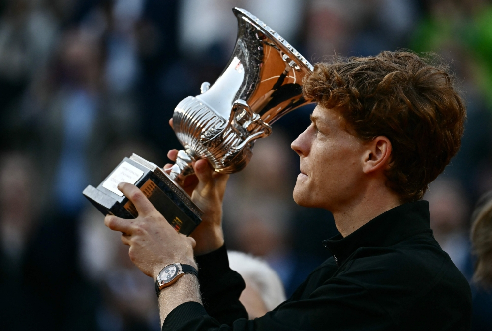 Sinner wins Italian Open to complete Golden Masters, eyes Roland Garros crown | Malay Mail