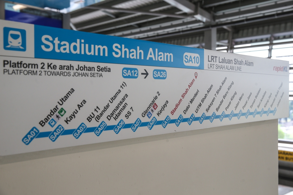 Anthony Loke: LRT3 launch date to be announced in next two weeks The LRT Shah Alam line is shown on December 10, 2025. — Picture by Yusof Isa