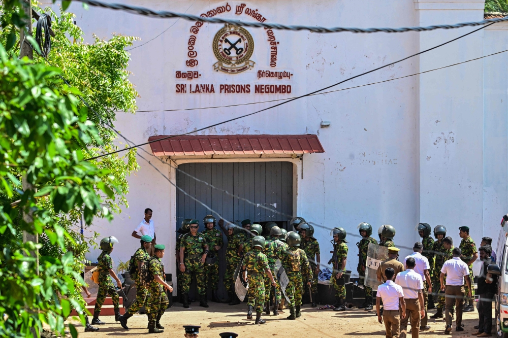 Sri Lanka's worst prison riot in five years kills 23 guards and inmates, wound more than 100 | Malay Mail