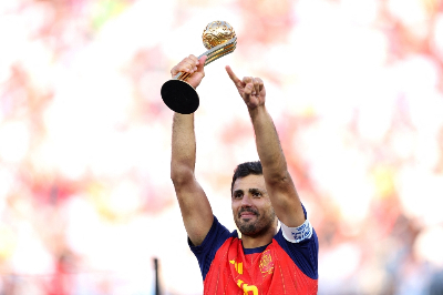 Best player: Rodri caps Spain’s World Cup triumph with Golden Ball award Spain captain Rodri receives the Golden Ball award after the 2026 World Cup final against Argentina at New York New Jersey Stadium. — Getty Images pic via AFP