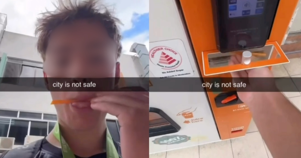 French teen fined S$600 in Singapore for licking vending machine straw and putting it back | Malay Mail