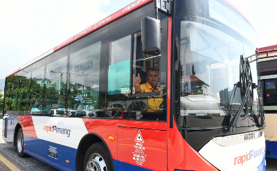 A Penang bus driver nears retirement, remembered for never leaving students behind Rapid Penang bus captain Rahmat Hamid, 58, has spent 19 years transporting passengers across the island with patience and care. — Bernama pic
