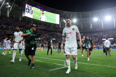 Messi returns from World Cup duty as Miami’s winning streak ends Lionel Messi leaves the pitch after Inter Miami’s 2-2 draw with Columbus Crew in his return to MLS action at Nu Stadium in Miami on August 1, 2026. — AFP pic