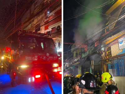 Fire tears through boarding house in Metro Manila, baby among five dead Local media reported that a mother and her 11-month-old baby were among five people who died after a fire broke out at midnight in their boarding house in Caloocan City within the greater Metro Manila in the Philippines on August 2, 2026. — Pictures from Facebook/D-Concept Filipino Chinese Volunteer Fire Brigade Inc.