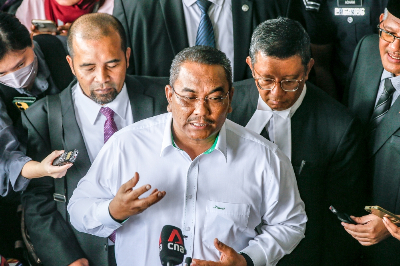 Sanusi issues LODs to Nga Kor Ming, two others over alleged distortion of remarks The report said Sanusi had also issued an LOD to Salim Abd Rahman, while former Skudai assemblyman Marina Ibrahim was scheduled to receive hers. — File picture by Hari Anggara