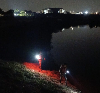 Two boys reported missing last night found drowned at Pasir Gudang dam after overnight search Search and rescue personnel conducting a water surface check for two missing primary school boys at the dam in Taman Scientex, Pasir Gudang. — Picture courtesy of the Johor Fire and Rescue Department