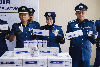 Fake names, dead phone numbers: How Customs unravelled a RM1m cannabis export plot at KLIA KLIA Customs director Aspalila Ag Tuah (second right) shows cigarettes seized in four smuggling cases involving 1.53 million cigarette sticks and 60.47kg of cannabis buds worth more than RM6.17 million, including duties and taxes, in July. — Bernama pic