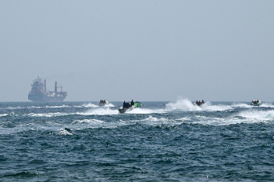 Iran blames US military operations for Gulf pollution, demands trillions in damages Last week, Iran called for compensation after an oil slick in the Strait of Hormuz reached the island of Qeshm, affecting beaches and an environmentally sensitive mangrove forest. — AFP file pic