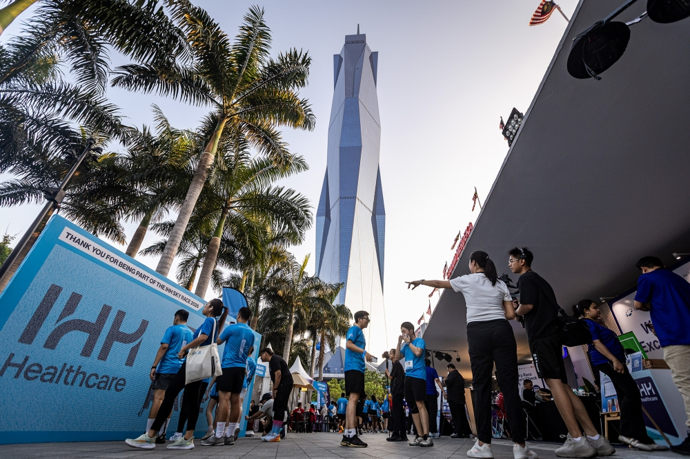 Record-breaking crowds storm Menara Merdeka 118 for IHH Sky Race Runners prepare to start the IHH Sky Race 2026 at Merdeka 118 in Kuala Lumpur on August 22, 2026. — Picture by Firdaus Latif