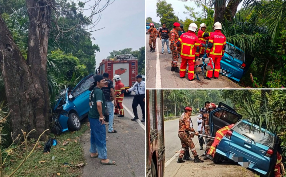Police say Pasir Mas crash kills elderly woman and granddaughter, third victim hospitalised with injuries An elderly woman and her granddaughter were killed after the Perodua Axia they were travelling in veered off the road and crashed into a tree in Pasir Mas. — Bernama pic/PDRM