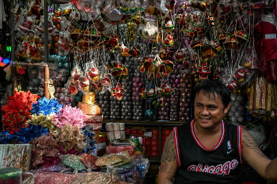 Christmas comes early in the Philippines as ‘ber months’ kick off four-month countdown A vendor sells Christmas decorations at Divisoria Market in Manila on September 1, 2026, as Filipinos begin their traditional four-month “ber months” countdown to Christmas. — AFP pic