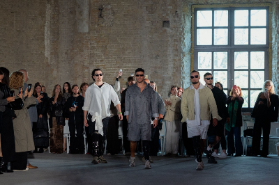 War trauma turns to runway triumph, amputee models bring inclusivity to Kyiv Fashion Week Ukrainian veterans walk down the runway during the Sidletskiy fashion show in collaboration with the U System Military Prosthetics Center during Ukrainian Fashion Week in Kyiv on September 6, 2026. — AFP pic