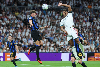 Real Madrid win Champions League opener as Haaland hits brace for Man City Inter Milan’s English defender #06 John Stones (left) heads the ball challenged by Real Madrid’s English midfielder #05 Jude Bellingham during the Uefa Champions League first round day 1 football match between Real Madrid and Inter Milan at the Santiago Bernabeu stadium in Madrid September 8, 2026. — AFP pic