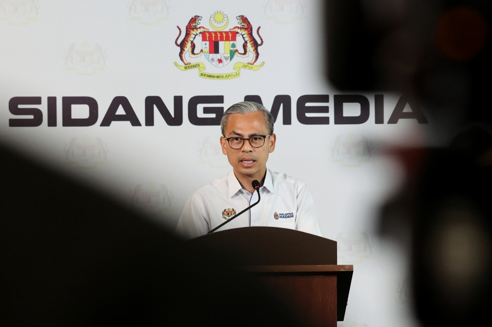 Cabinet expresses condolences to families of five killed in Sarawak FDS helicopter crash Communications Minister and unity government spokesman Datuk Seri Fahmi Fadzil speaks at the weekly Cabinet press conference at Menara Komunikasi in Putrajaya on September 9, 2026. — Bernama pic