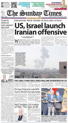 Today's Front Page