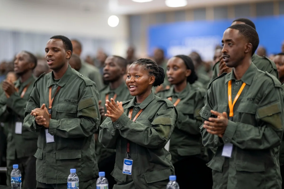 Members of the 16th cohort of the Itorero Indangamirwa civic education programme at the Rwanda Defence Force Combat Training Centre (CTC) in Gabiro, Gatsibo District. Members of the 16th cohort of the Itorero Indangamirwa civic education programme at the Rwanda Defence Force Combat Training Centre (CTC) in Gabiro, Gatsibo District.