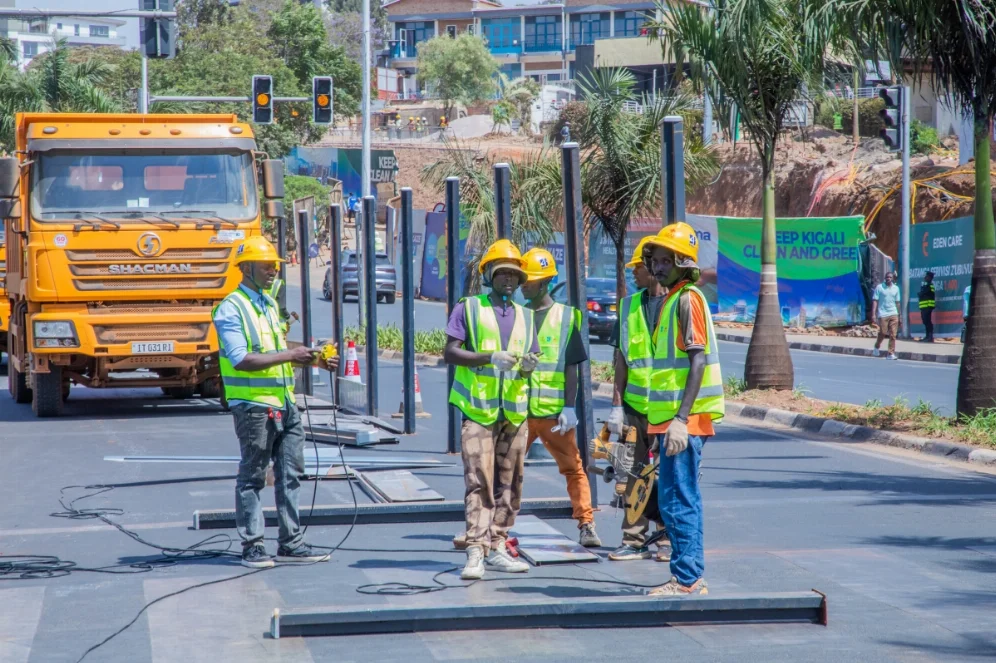 Road expansion works on Giporoso–Masaka corridor, commenced on Sunday, August 30. Photos by Craish Bahizi Road expansion works on Giporoso–Masaka corridor, commenced on Sunday, August 30. Photos by Craish Bahizi
