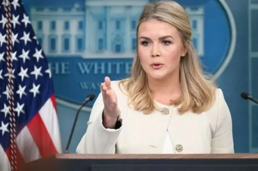 المتحدثة باسم البيت الأبيض كارولين ليفيت.