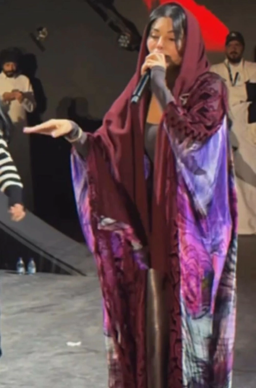 هيفاء وهبي في حفلتها بالرياض.