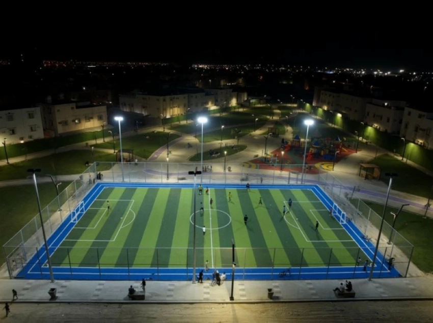 بمساحة 13,000 متر مربع.. بلدية الجبيل تنتهي من تنفيذ حديقة الجوهرة