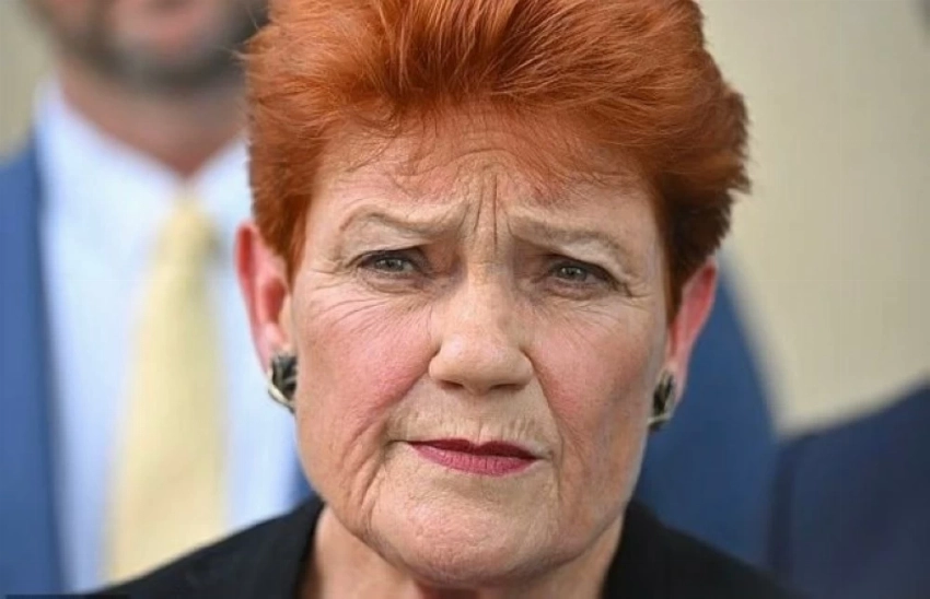 النائبة الأسترالية اليمينية المتطرفة السيناتور بولين هانسون.