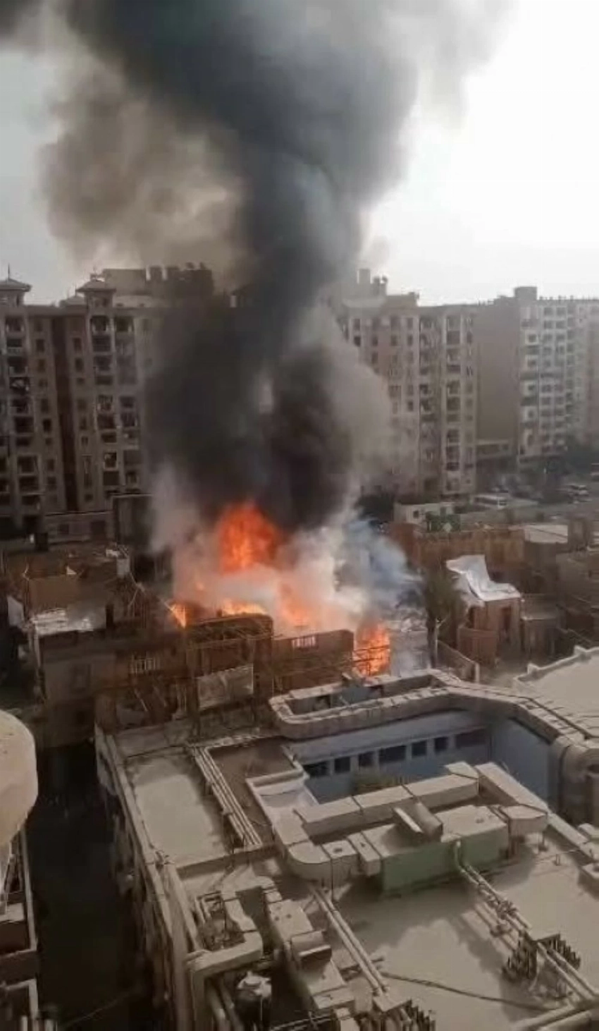 حريق ستوديو مصر