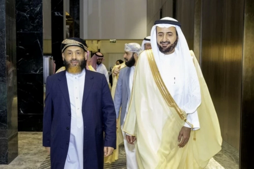 الدكتور محمد شبيبة مع وزير الحج والعمرة الدكتور توفيق الربيعة.
