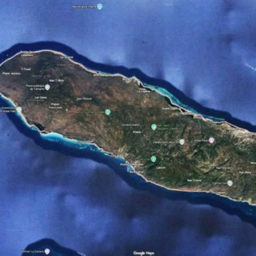 جزيرة «غوناف» تقع قبالة سواحل هايتي في خليج غوناف ويبلغ عدد سكانها نحو 87 ألف نسمة.