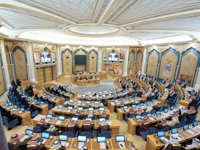 جانب من جلسة مجلس الشورى العادية الـ11 من أعمال السنة الثانية للدورة التاسعة