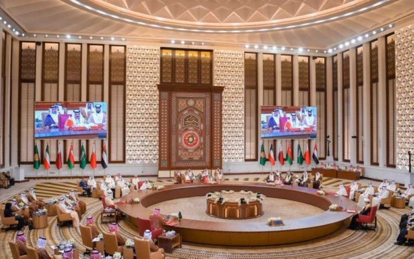 قادة دول مجلس التعاون الخليجي خلال الإجتماع