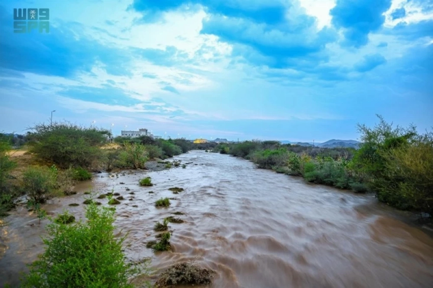 أمطار على منطقة جازان.