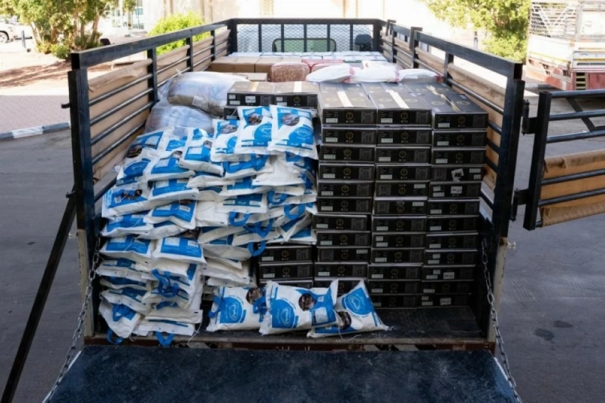 لجان التوزيع تصل إلى المستفيدين في أماكنهم في محافظات ومراكز وقرى وهجر وسكان البادية بالمنطقة وتسليمهم المعونة الشتوية.