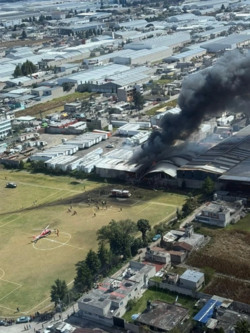 تحطم طائرة قبل هبوطها في مطار تولوكا بالمكسيك