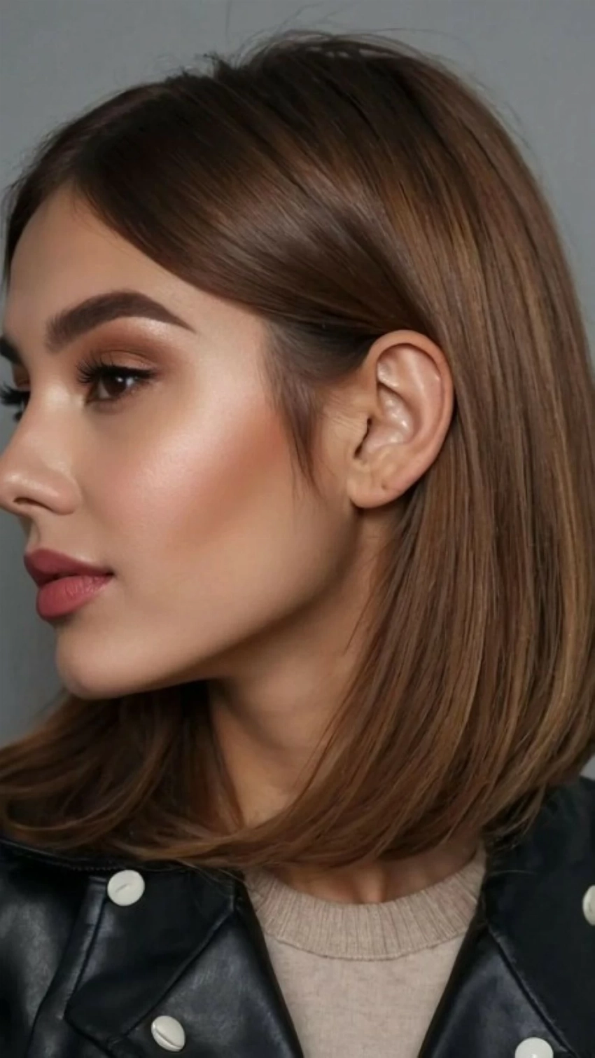 الشعر البني