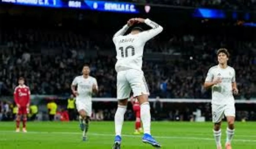 مبابي يقلد احتفال رونالدو.