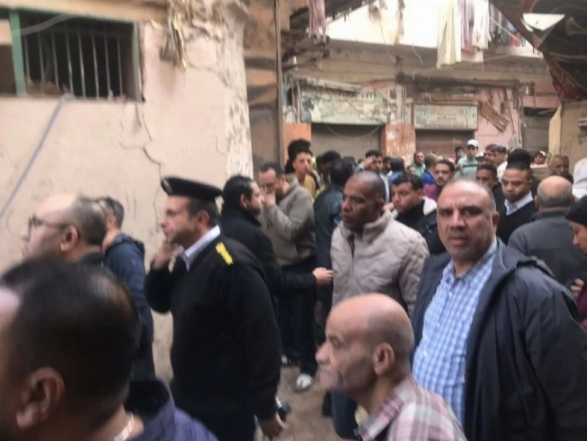 6 مصابين في انهيار عقار قديم بإمبابة