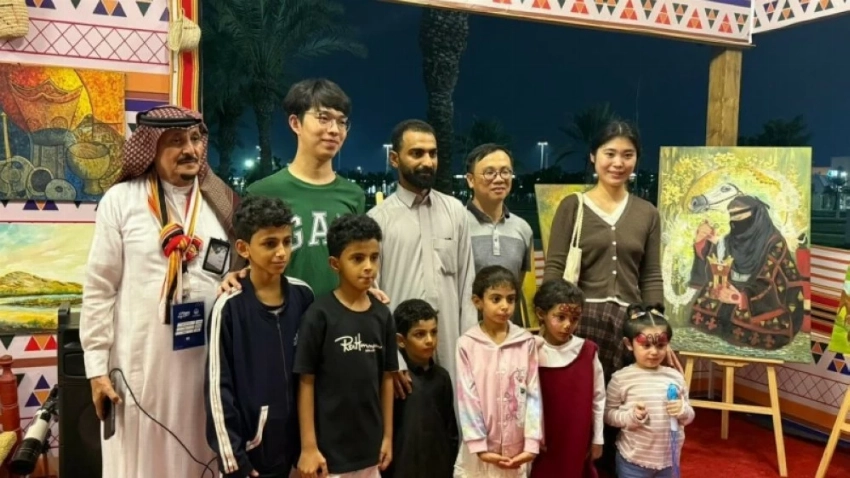 وفد صيني يستعرض عبق الماضي في «هذه جازان» - أخبار السعودية 1 وفد صيني يستعرض عبق الماضي في «هذه جازان»