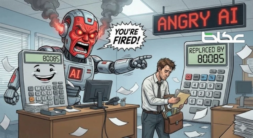 العديد من الوظائف التقليدية قد يسيطر عليها الذكاء الاصطناعي مستقبلا (صورة تصميمية بالذكاء الاصطناعي)