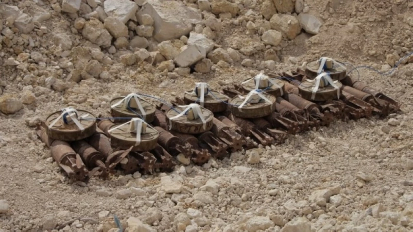 ألغام وذخائر جرى إتلافها
