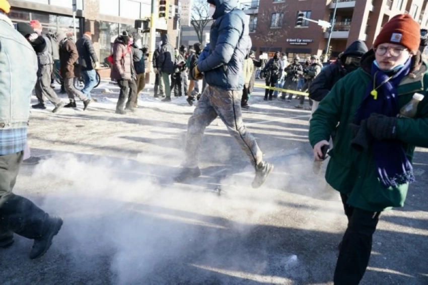 احتجاجات في ولاية مينيسوتا الأمريكية. (إ ب أ)