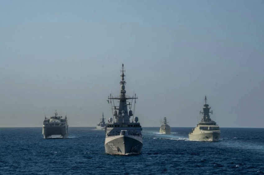 «الملكية السعودية» تختتم مناورات التمرين البحري الثنائي المختلط «رياح السلام 2026»